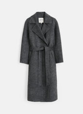 Georgia Wrap Coat In Wool Alpaca