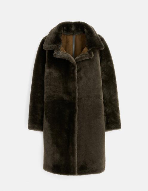 Owen Barry x Alex Mill Shearling Dorset Coat