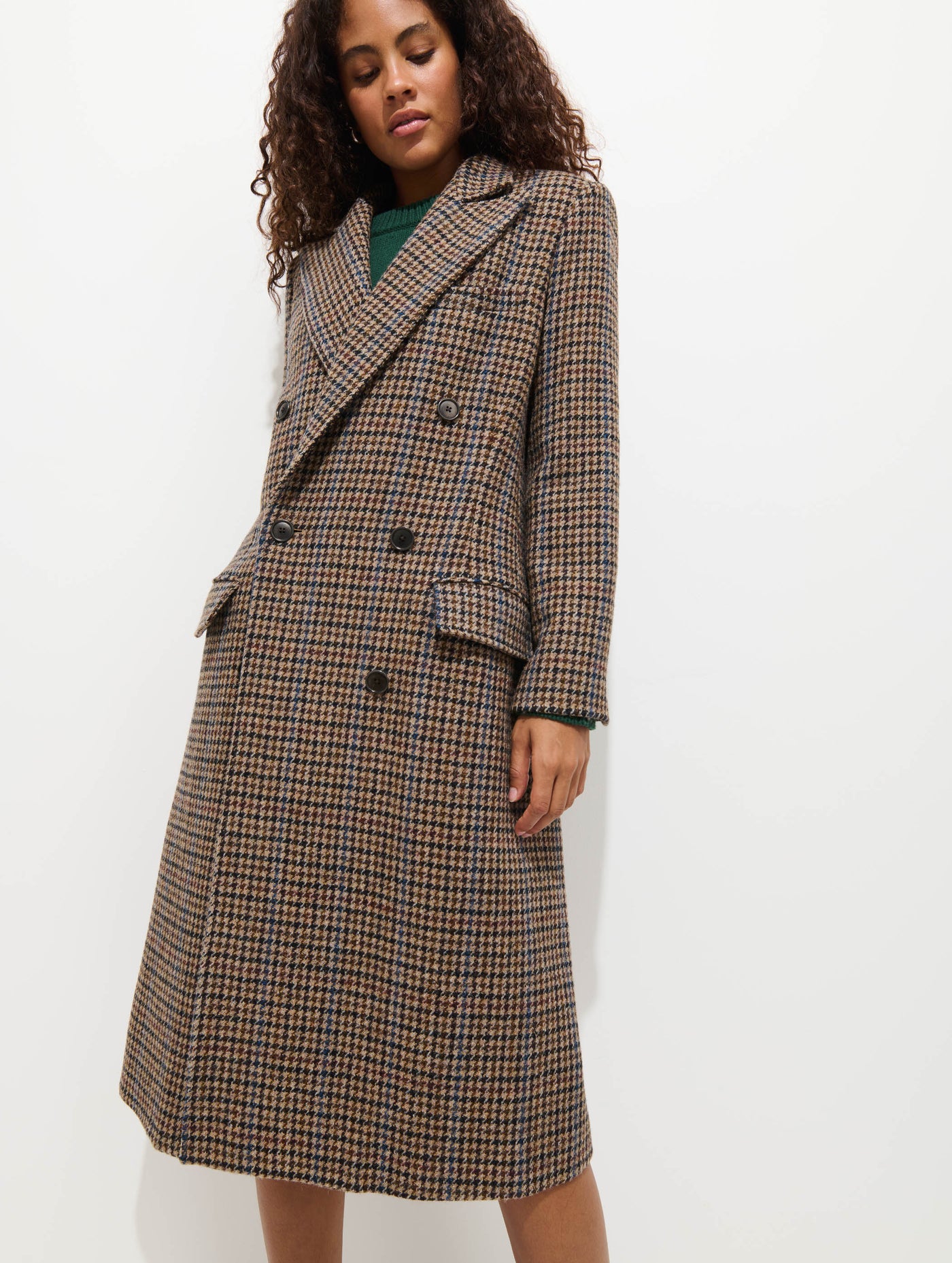 Jamie Coat In Harris Tweed