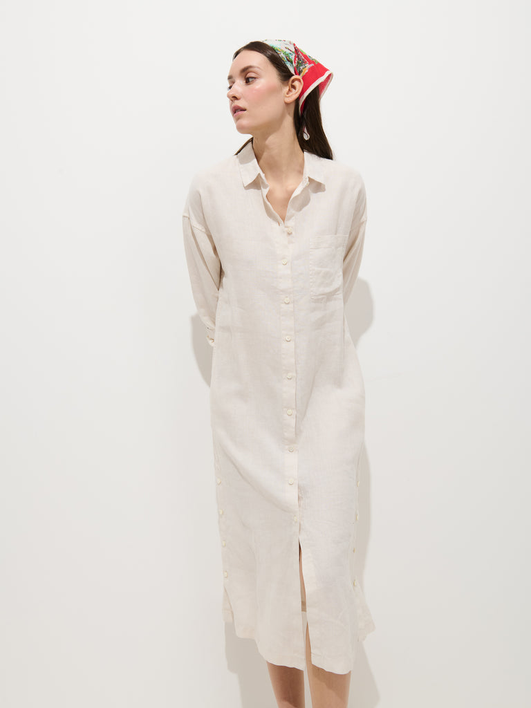 Kerry Dress In Linen from Alex Mill - $195