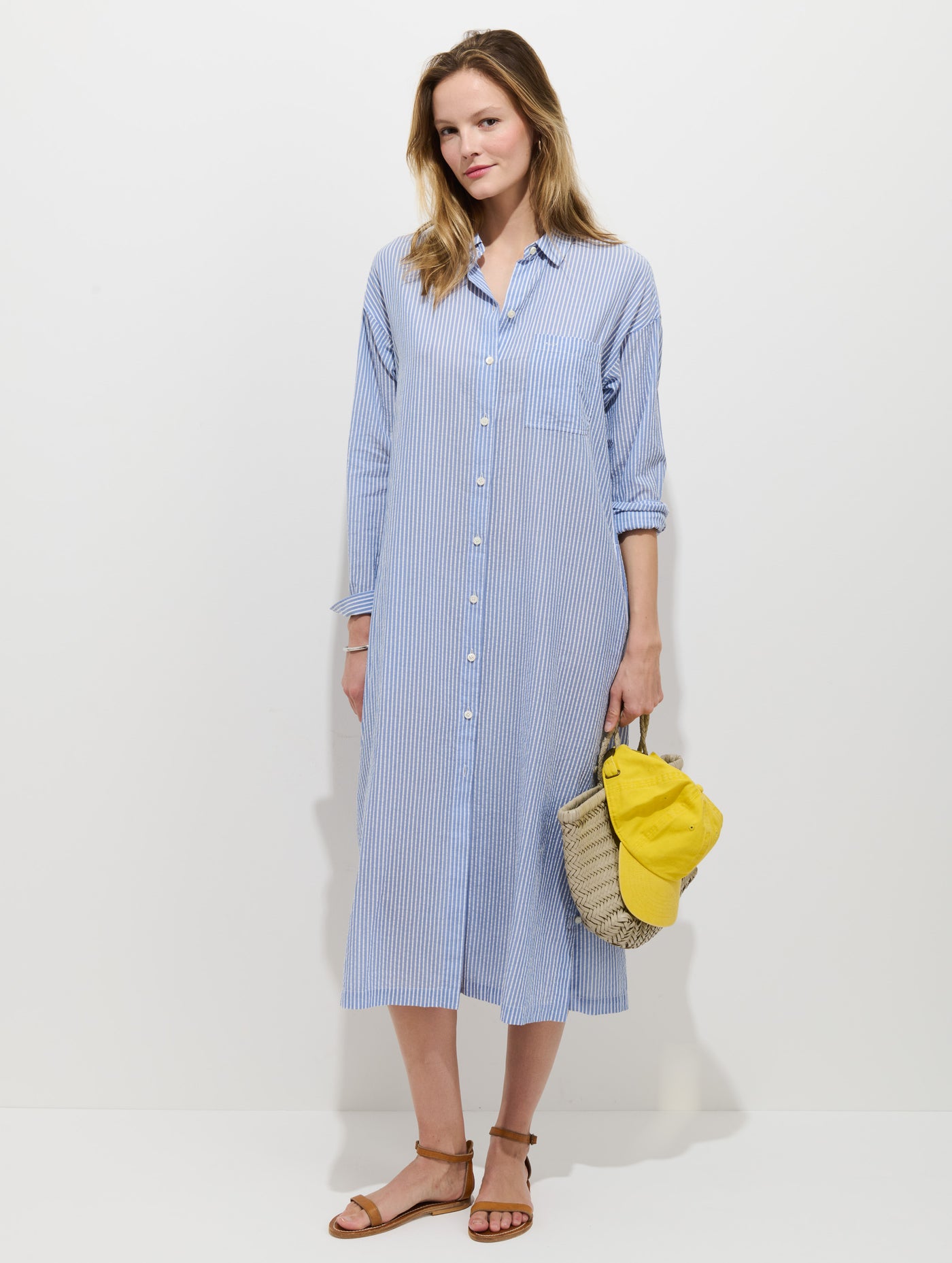 Kerry Shirtdress In Seersucker