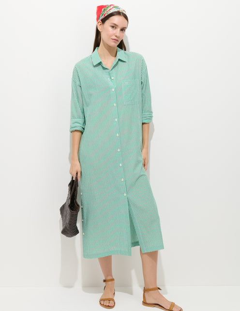 Kerry Shirtdress In Seersucker