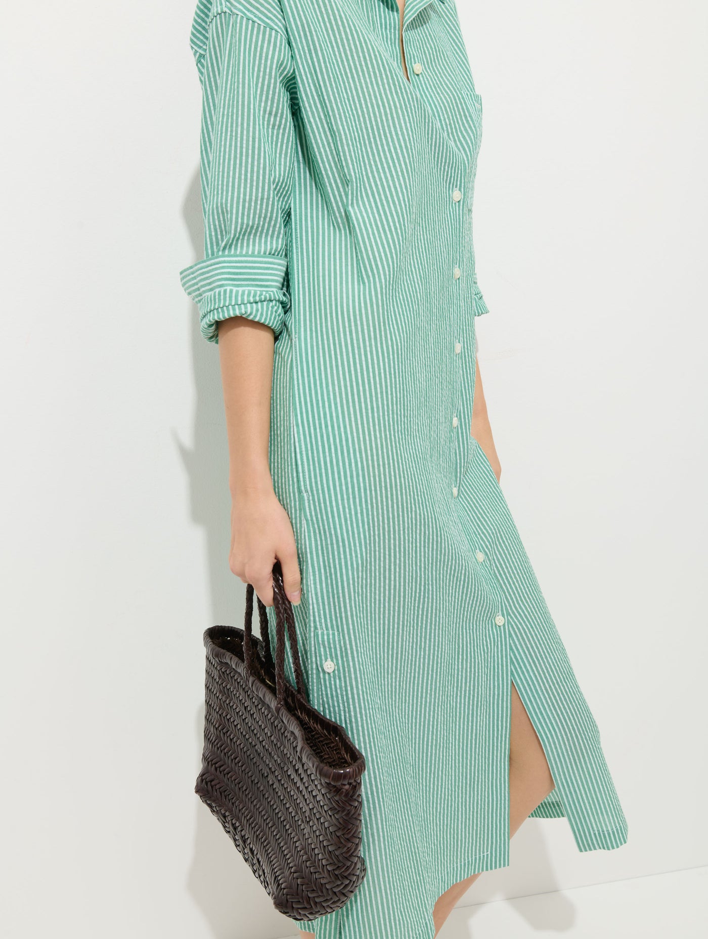 Kerry Shirtdress In Seersucker