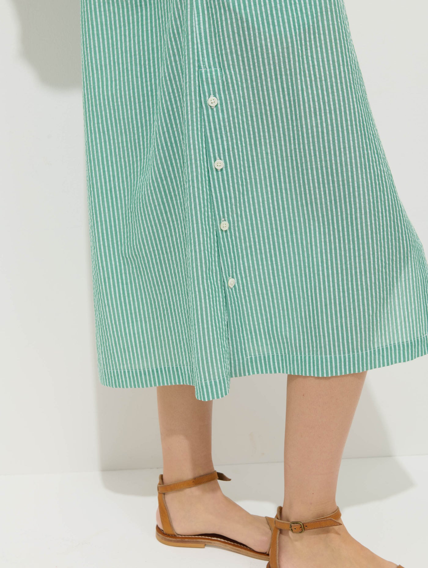 Kerry Shirtdress In Seersucker
