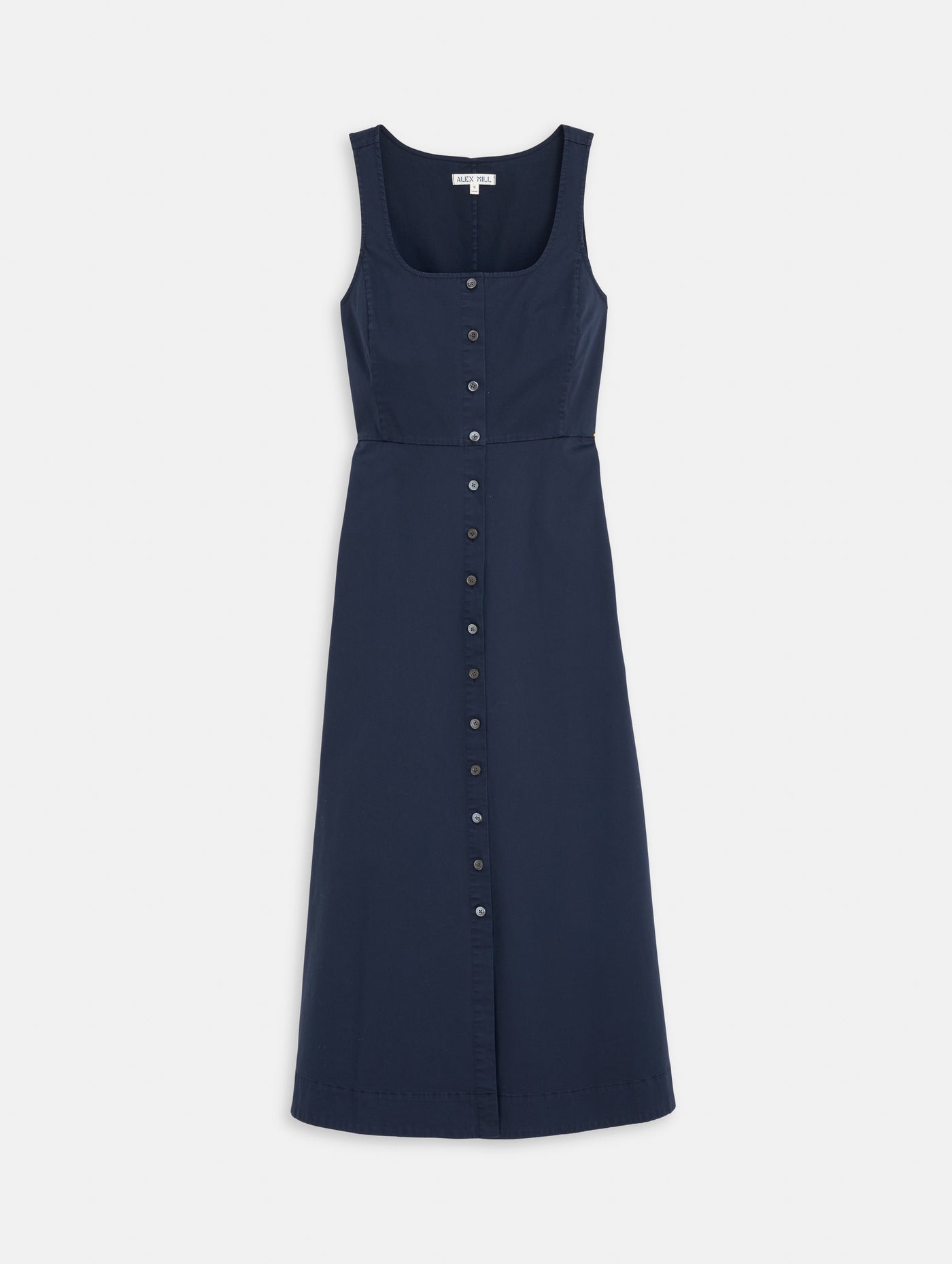 Alex Mill Piper Twill A-Line Dress in Night Fall at Nordstrom, Size X-Large Alex Mill Piper Twill A-Line Dress in Night Fall at Nordstrom, Size X-Large