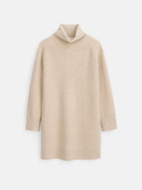 Simone Sweater Dress In Cashmere In Alabaster