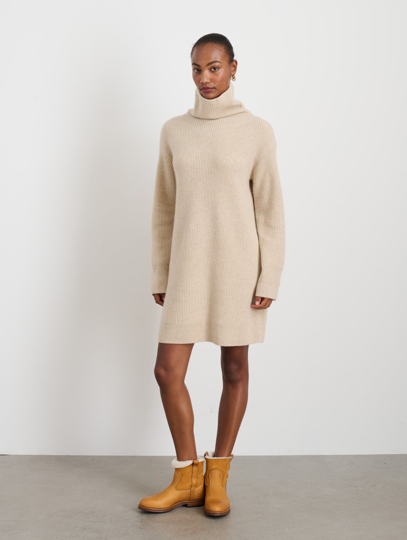 Simone Sweater Dress In Cashmere