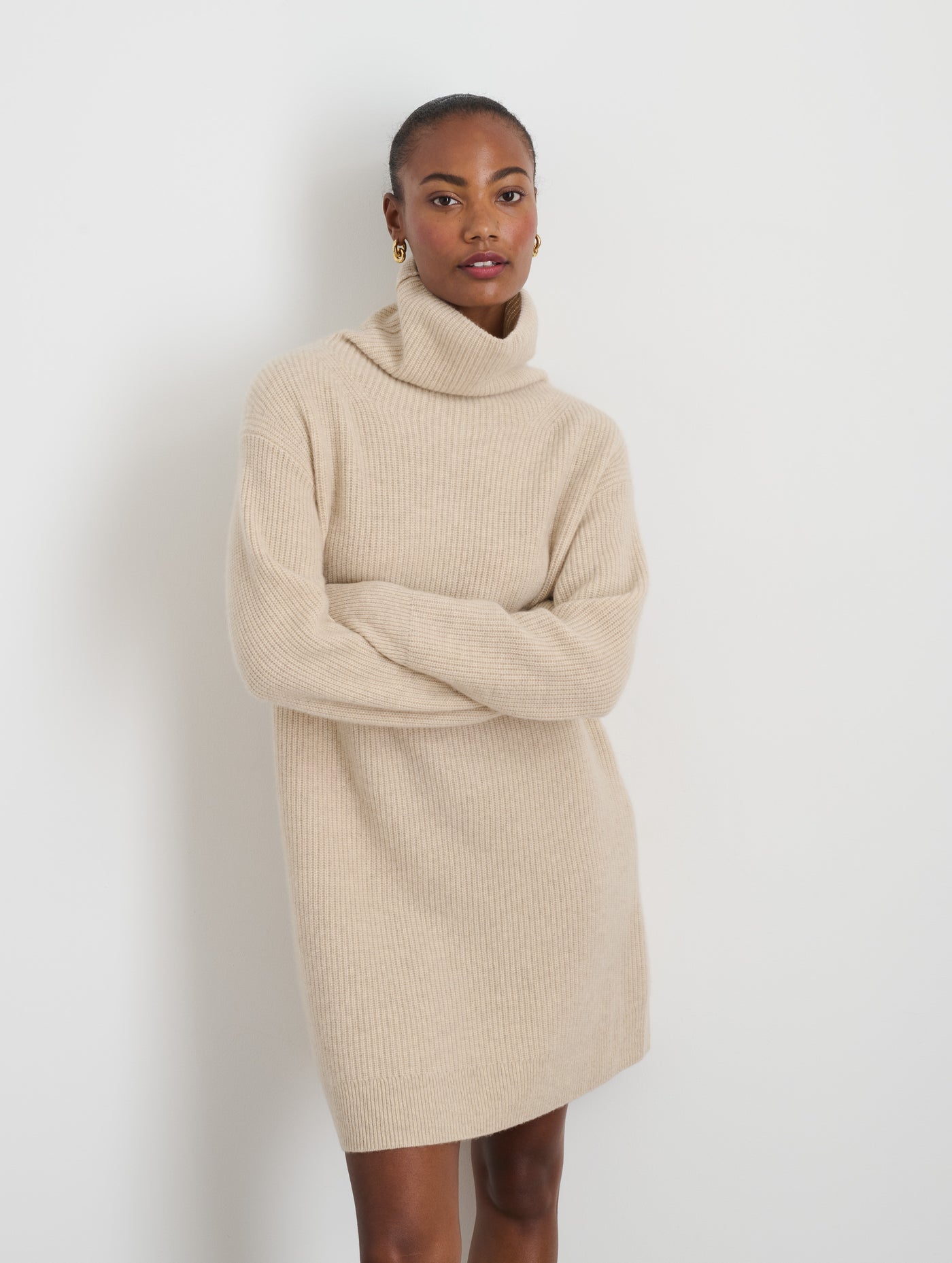 Simone Sweater Dress In Cashmere
