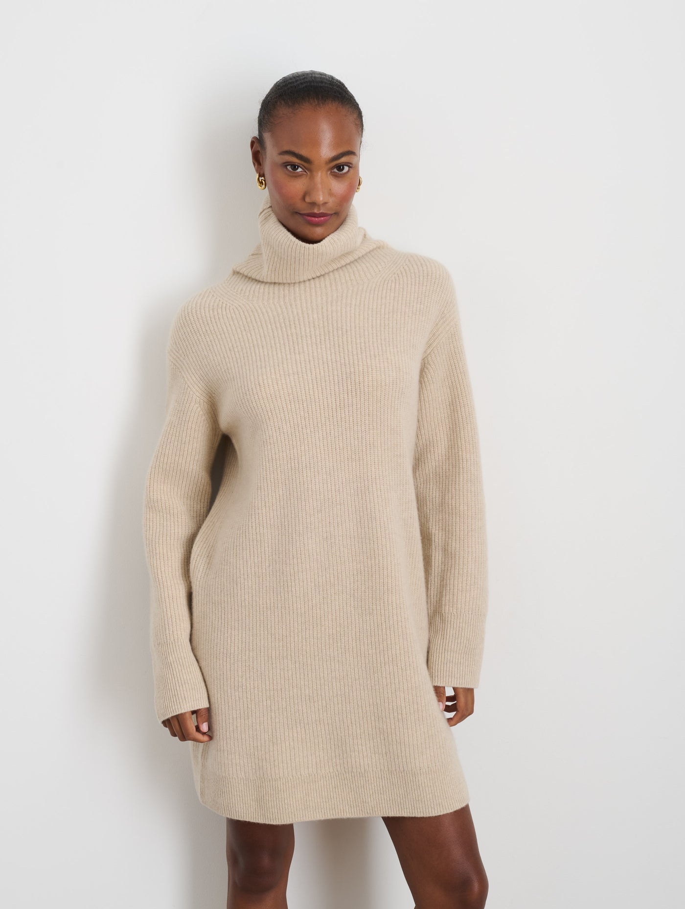 Simone Sweater Dress In Cashmere