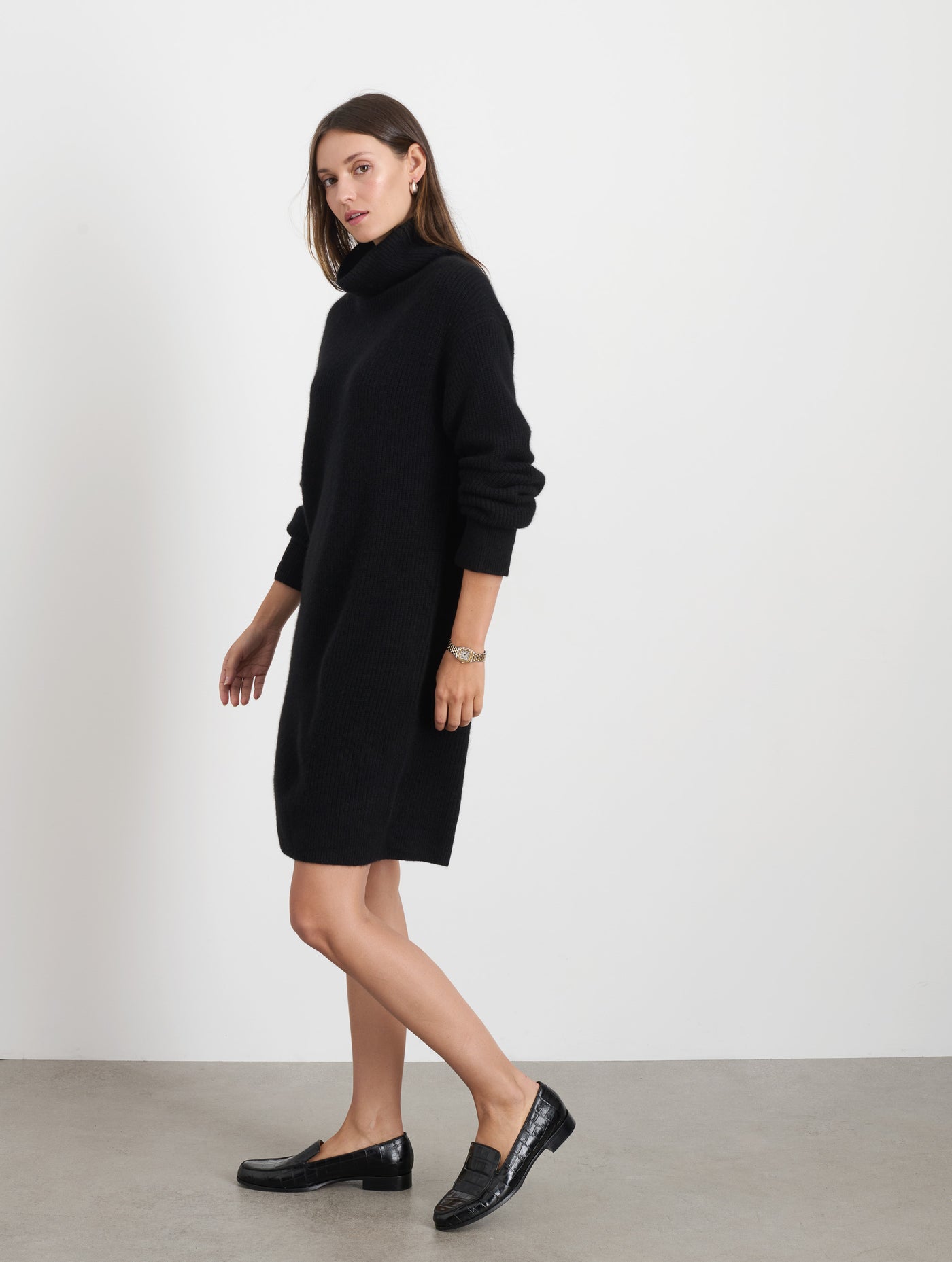 Simone Sweater Dress In Cashmere