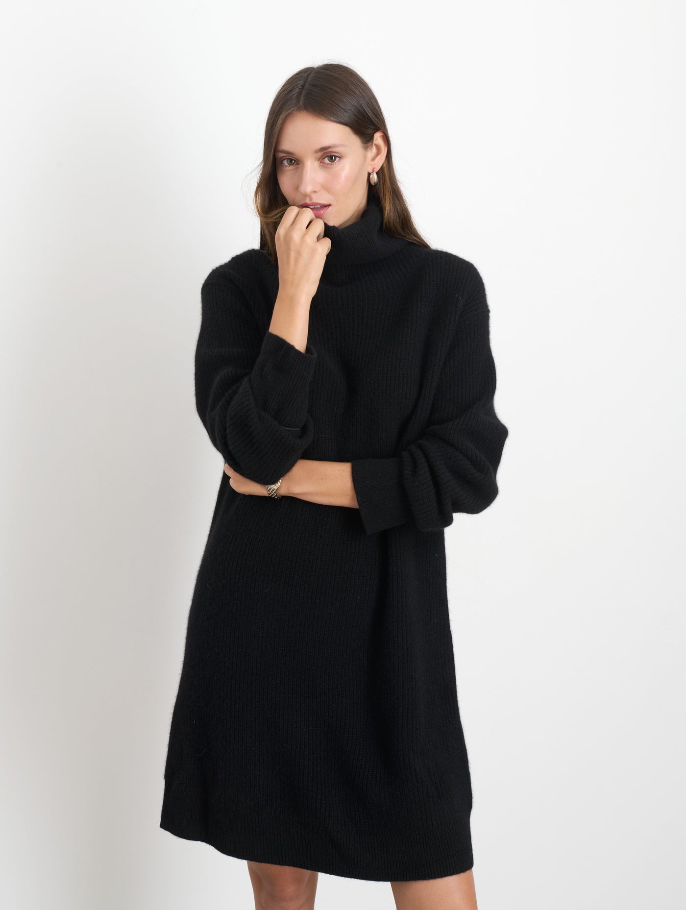 Mサイズ〇Simone Knit Long Dress Rhinestone knit maxi dress white / beige For Women | Sandro