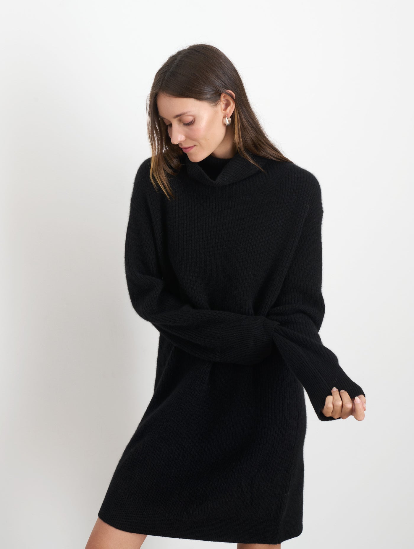 Simone Sweater Dress In Cashmere