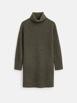 Simone Sweater Dress In Cashmere In Baladi Olive