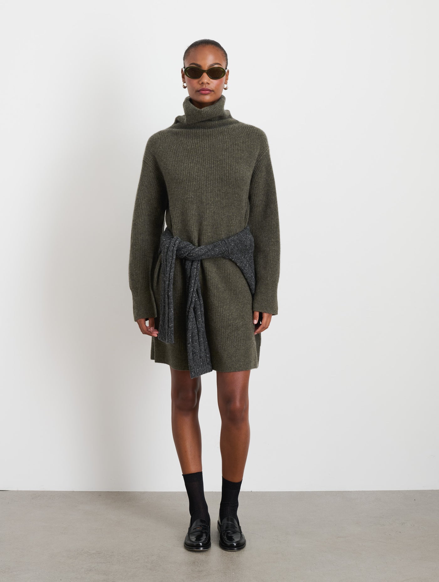 Simone Sweater Dress In Cashmere