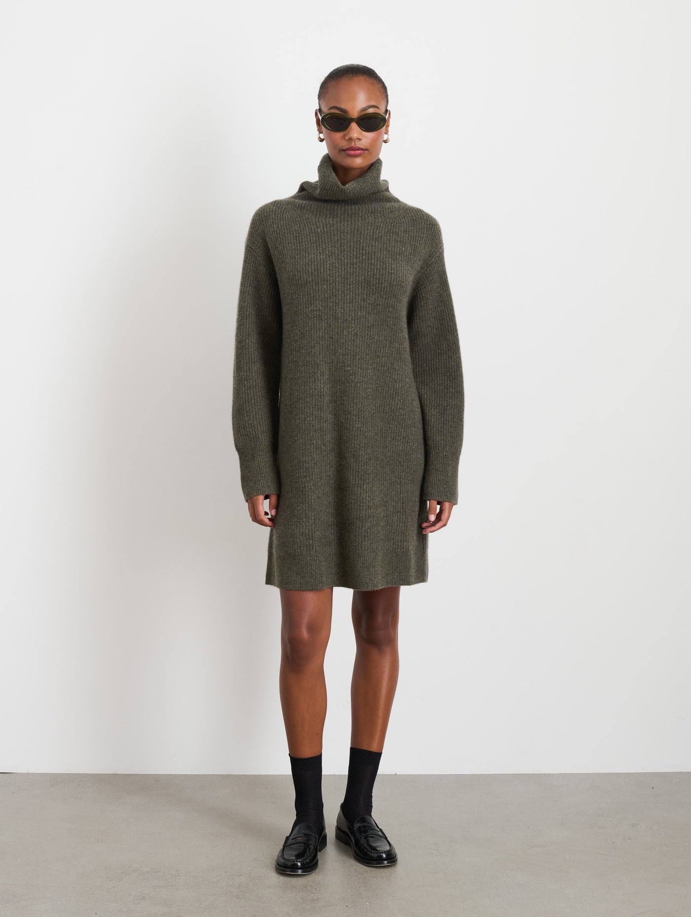 Simone Sweater Dress In Cashmere