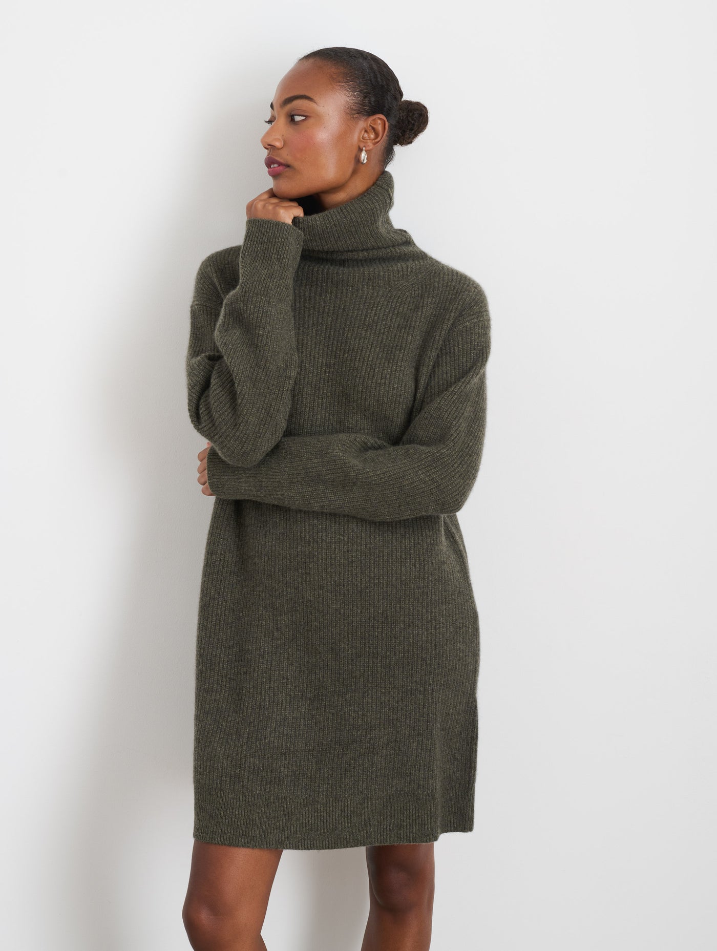 Simone Sweater Dress In Cashmere