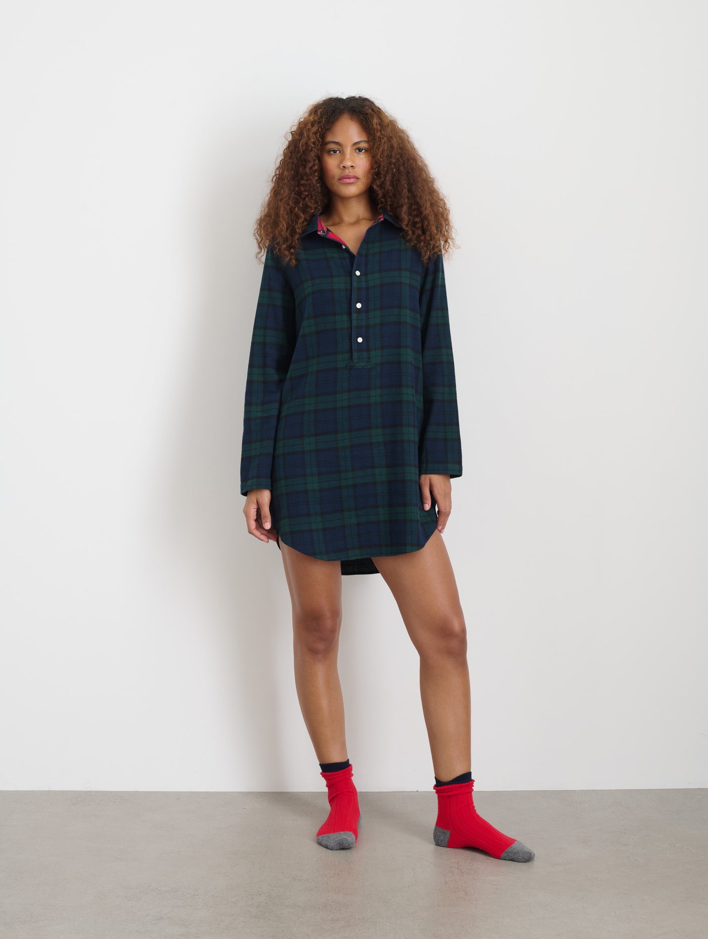 P'Jimmies Night Shirt in Flannel