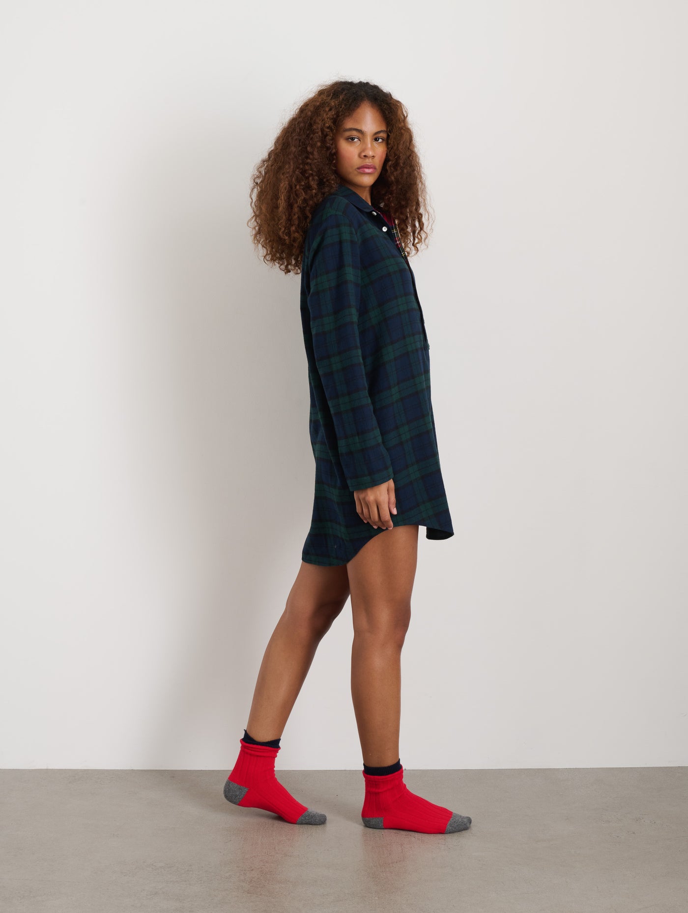 P'Jimmies Night Shirt in Flannel