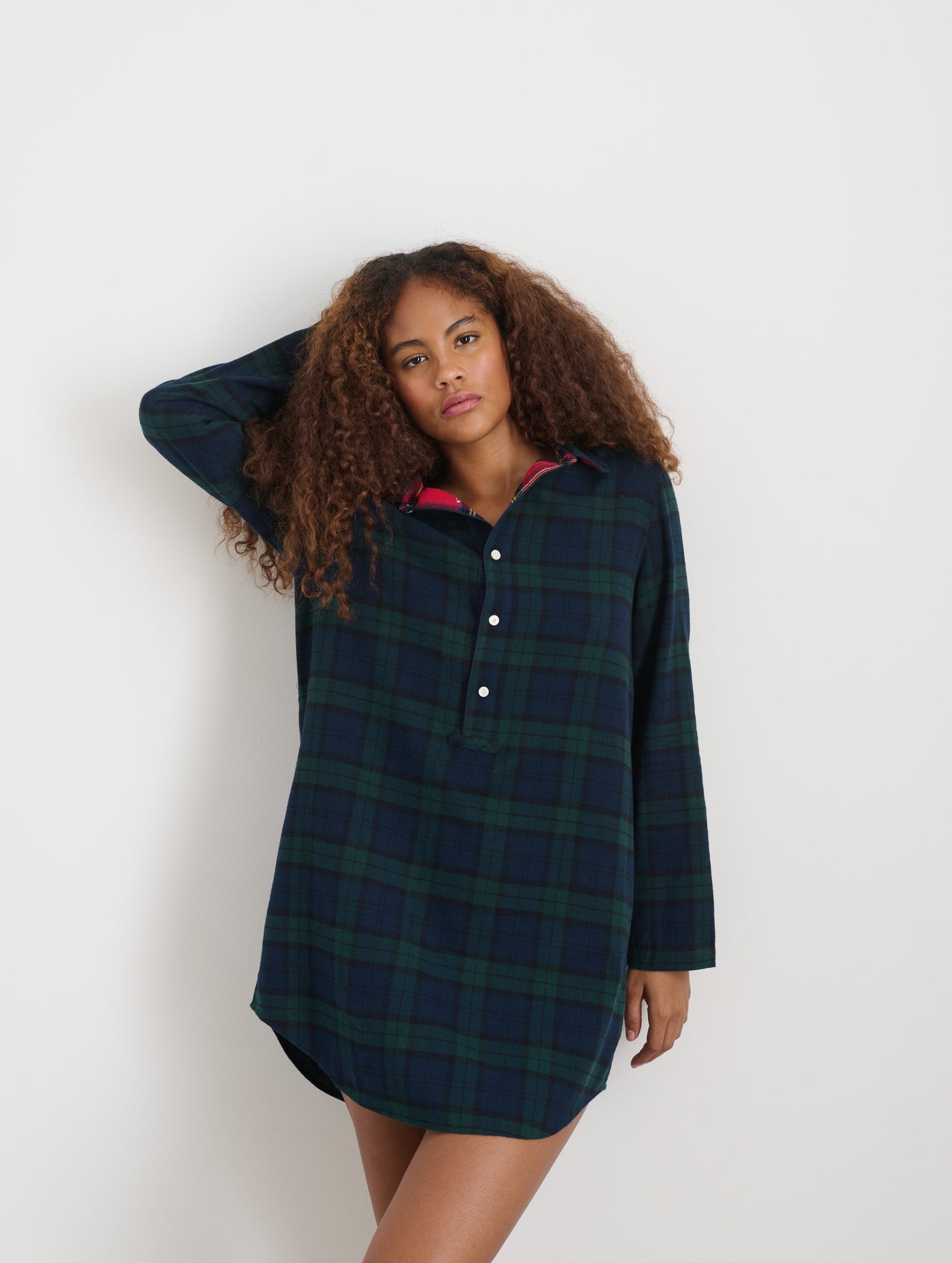 P'Jimmies Night Shirt in Flannel
