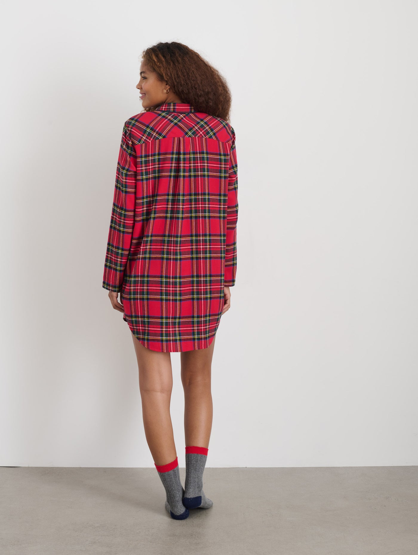 P'Jimmies Night Shirt in Flannel