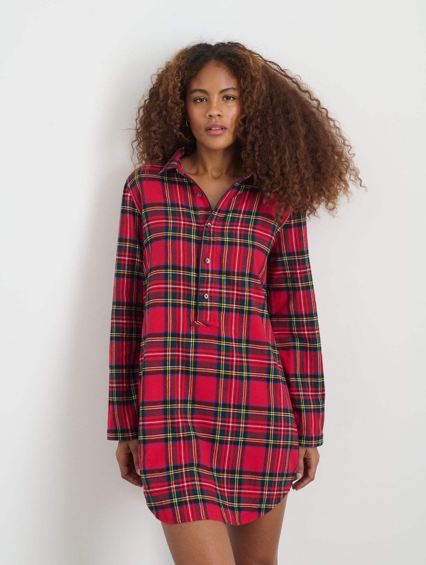 P'Jimmies Night Shirt in Flannel