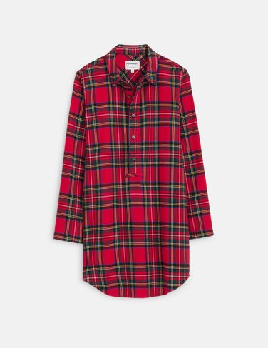 P'Jimmies Night Shirt in Flannel