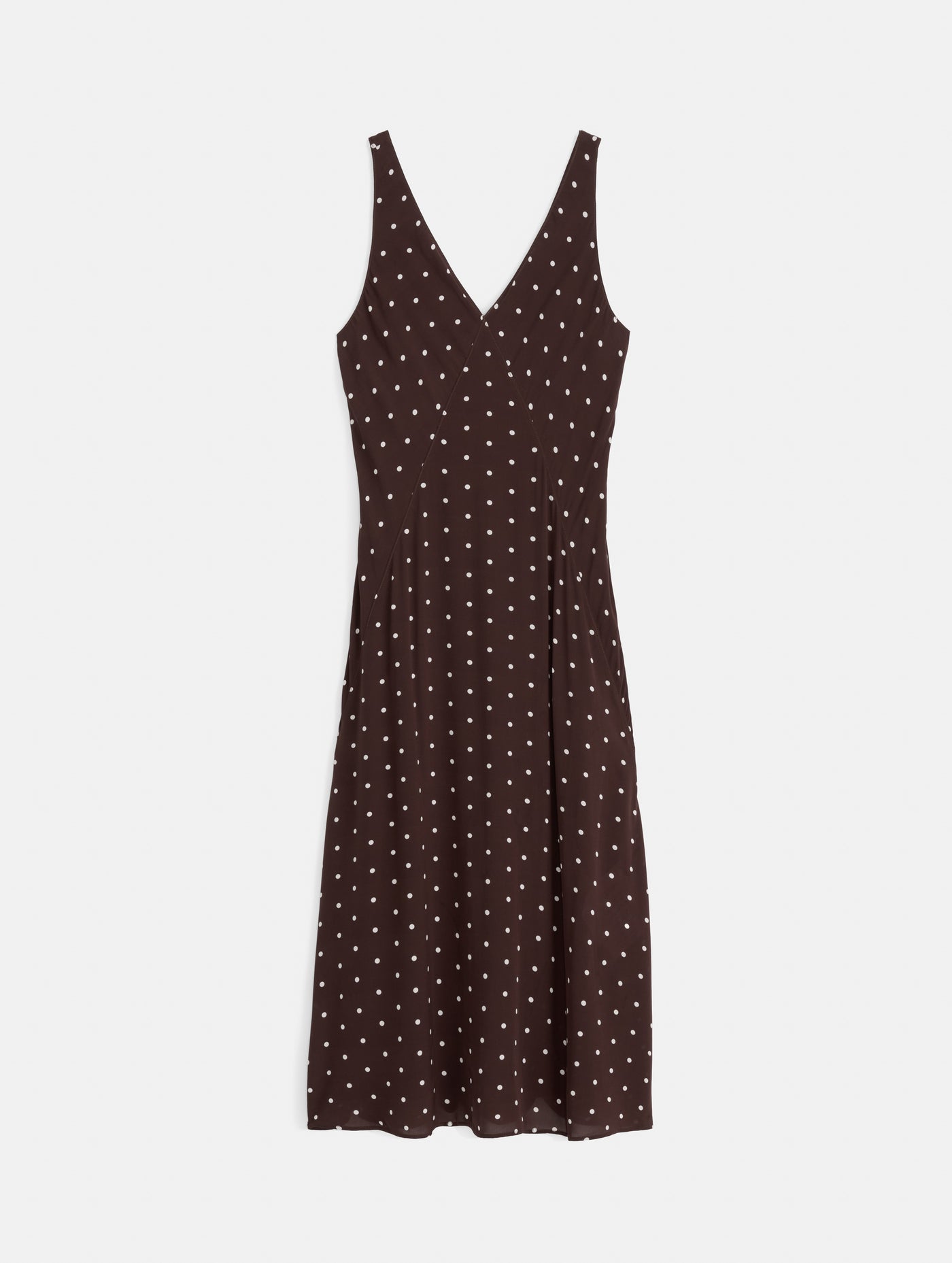 Flora Dress In Polka Dot Espresso/White / SM Flora Dress In Polka Dot Espresso/White / SM