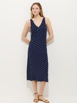 Flora Dress In Polka Dot