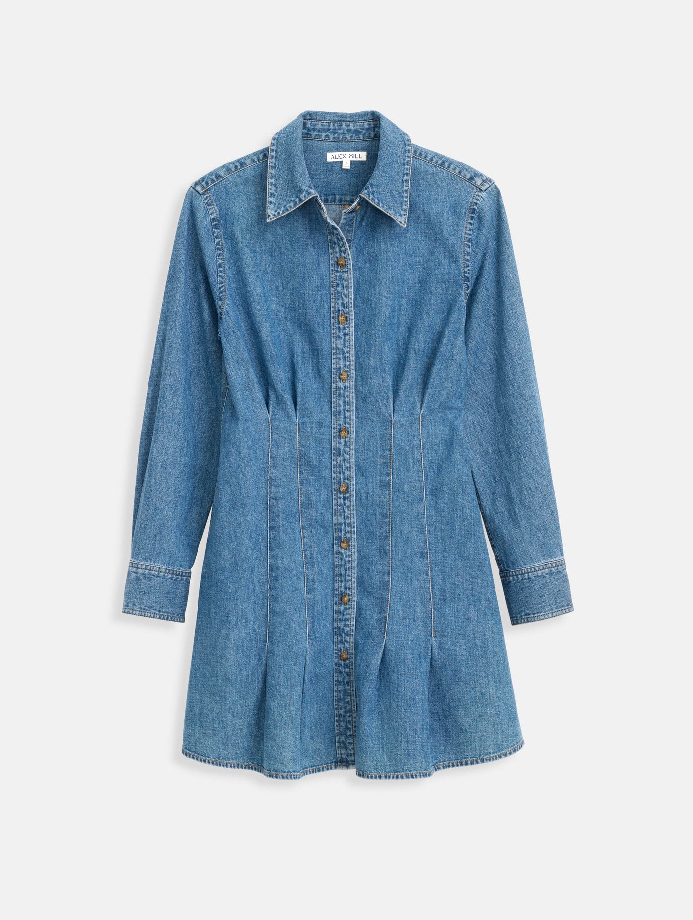 Camille Shirtdress In Denim