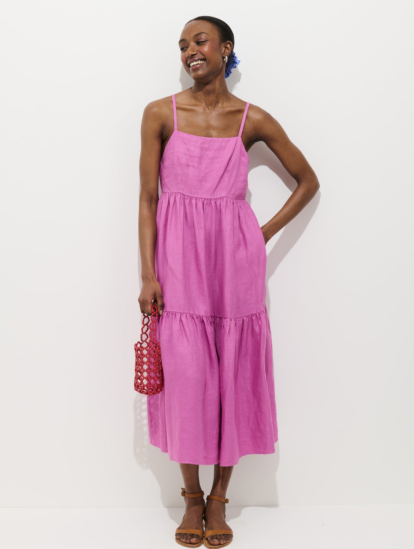 Clara Dress In Linen
