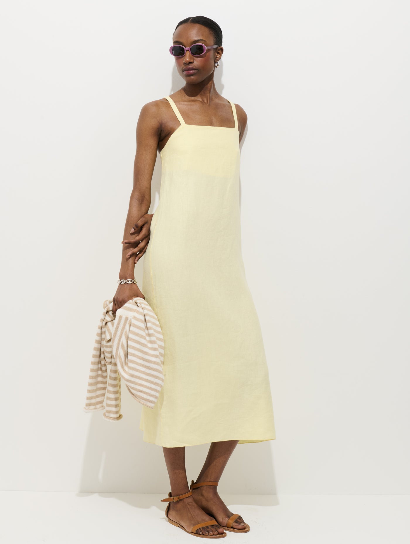 Marie Dress In Linen