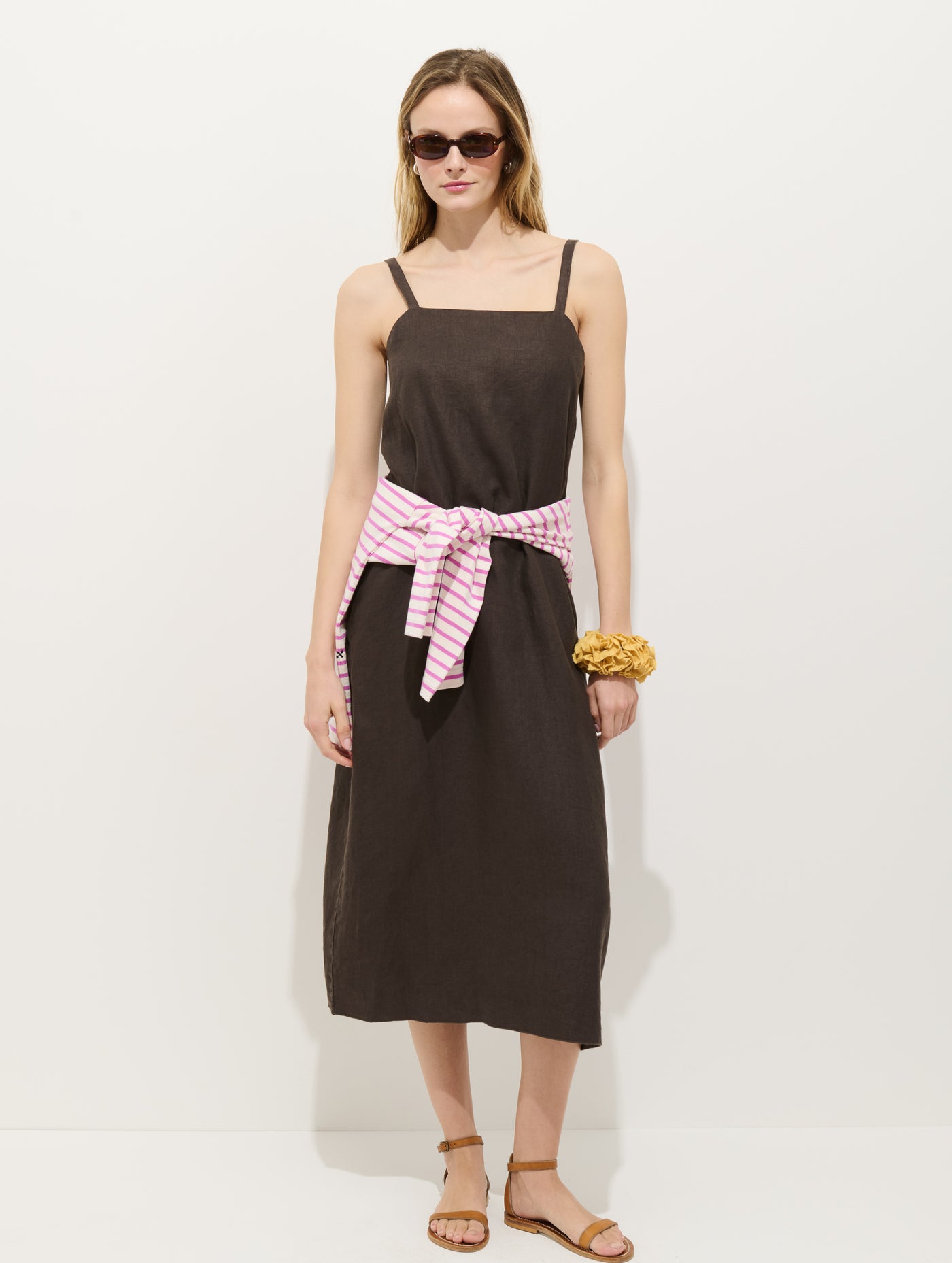 Marie Dress In Linen