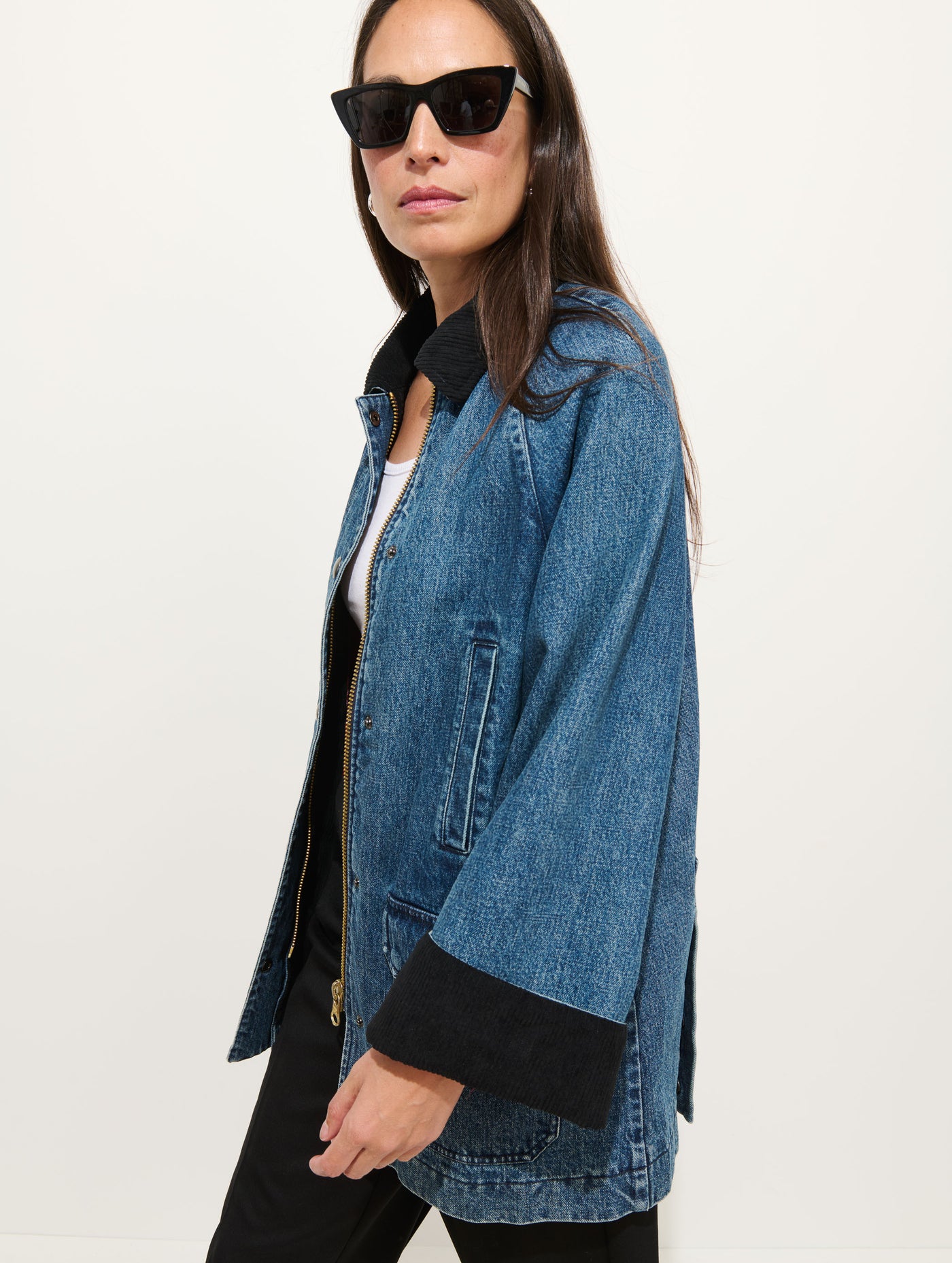 Chiltern Street Jacket In Denim
