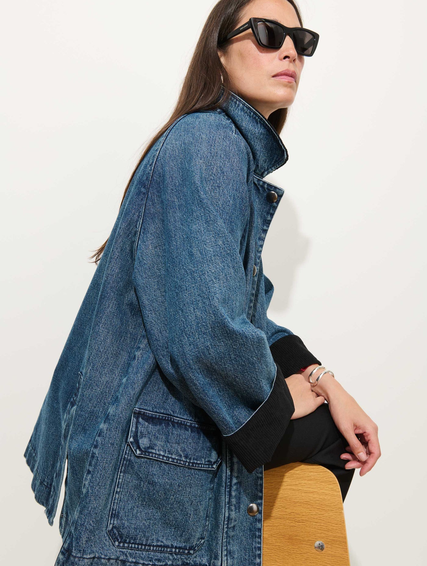 Chiltern Street Jacket In Denim
