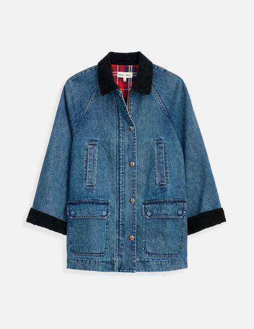 Chiltern Street Jacket In Denim