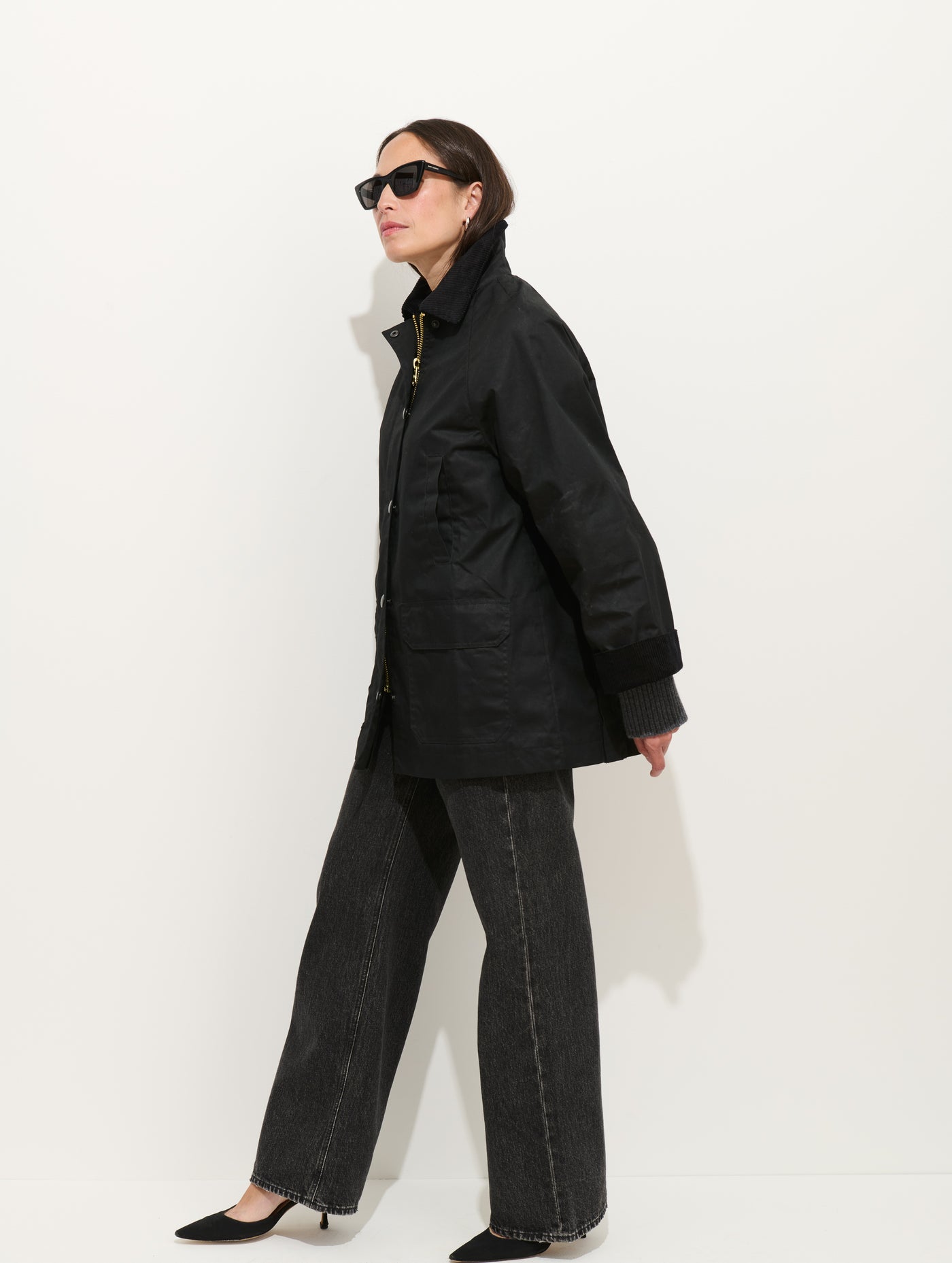 Chiltern Street Jacket In Waxed Cotton