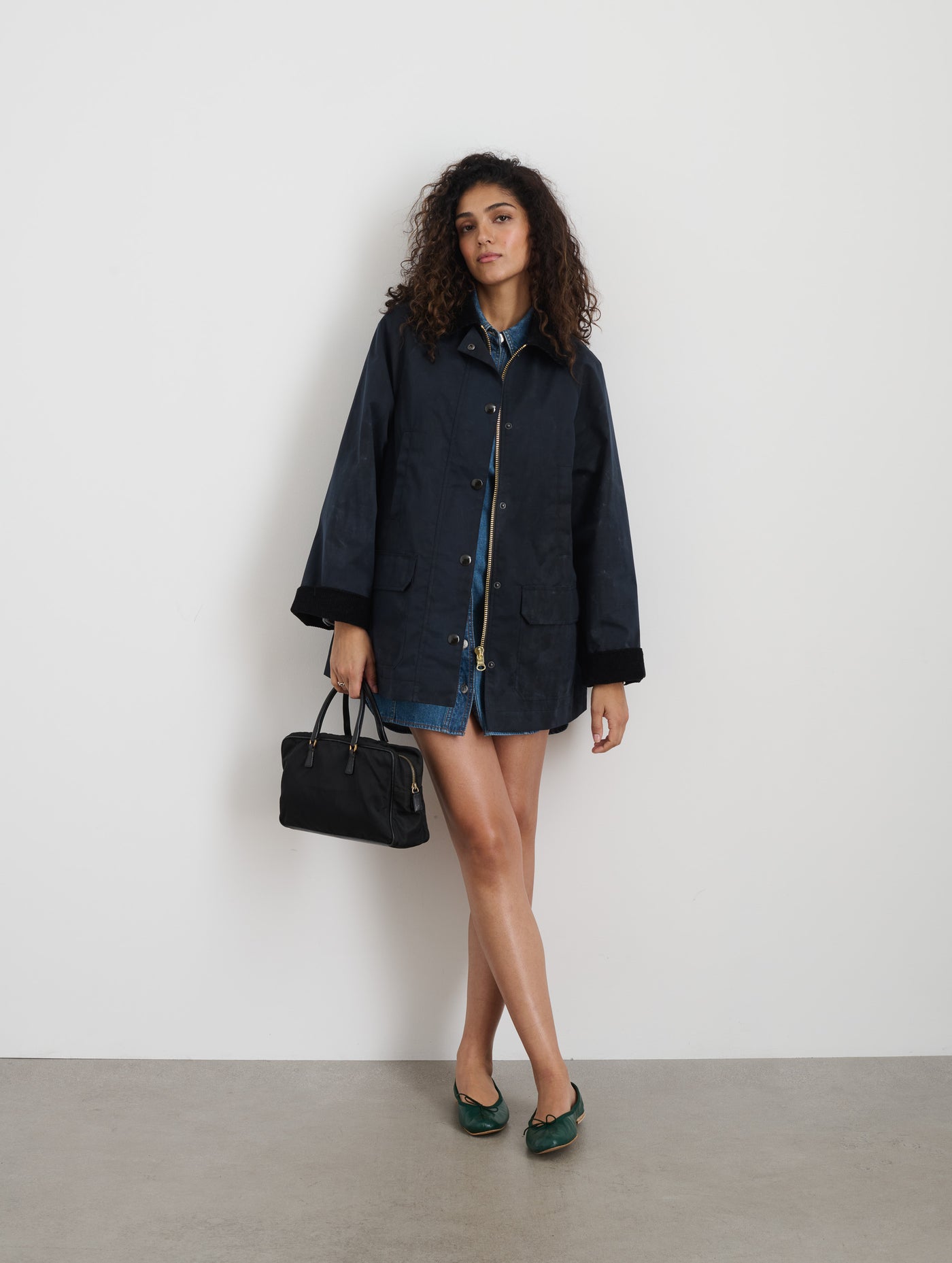 Chiltern Street Jacket In Waxed Cotton