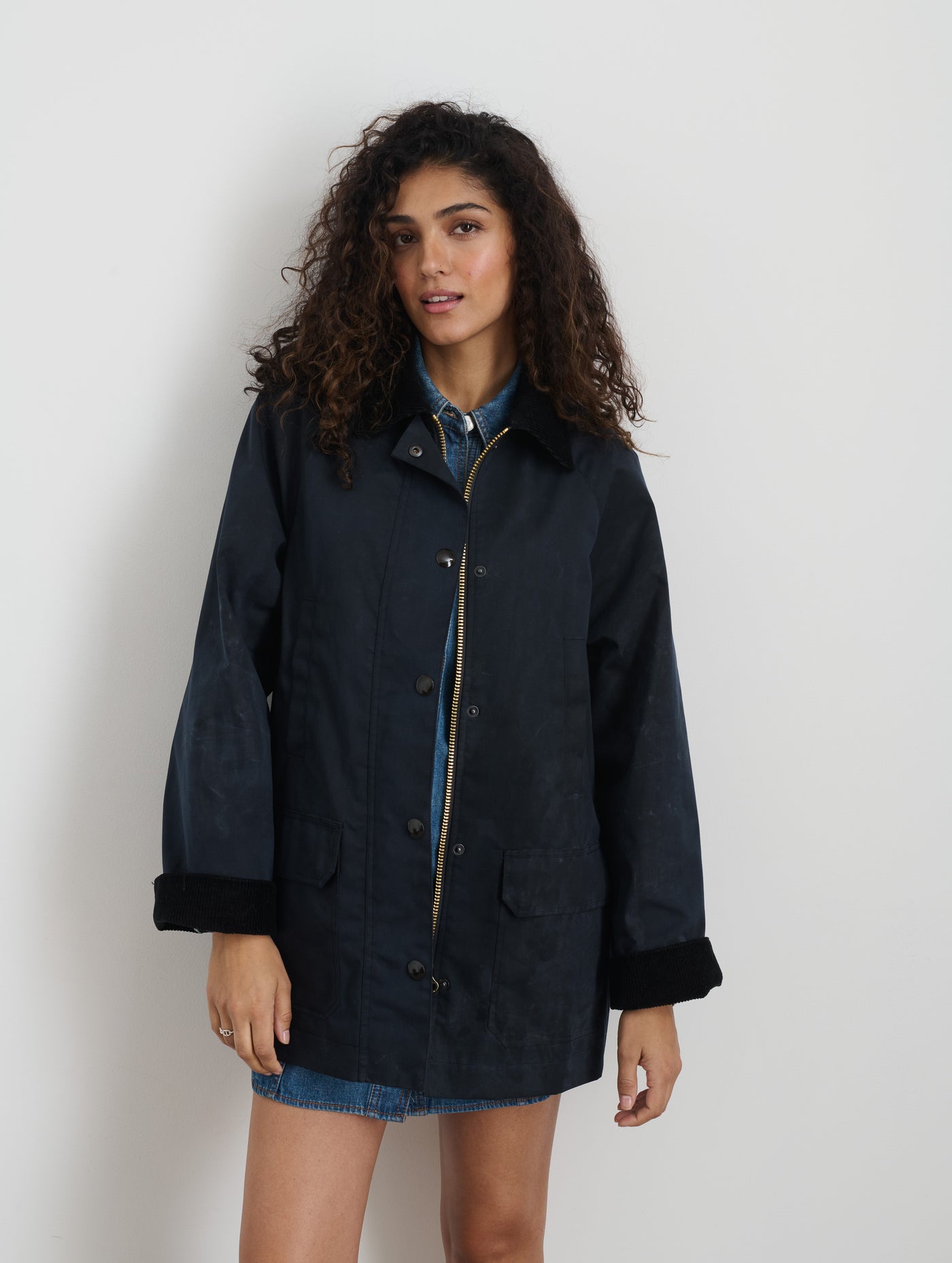 Chiltern Street Jacket In Waxed Cotton