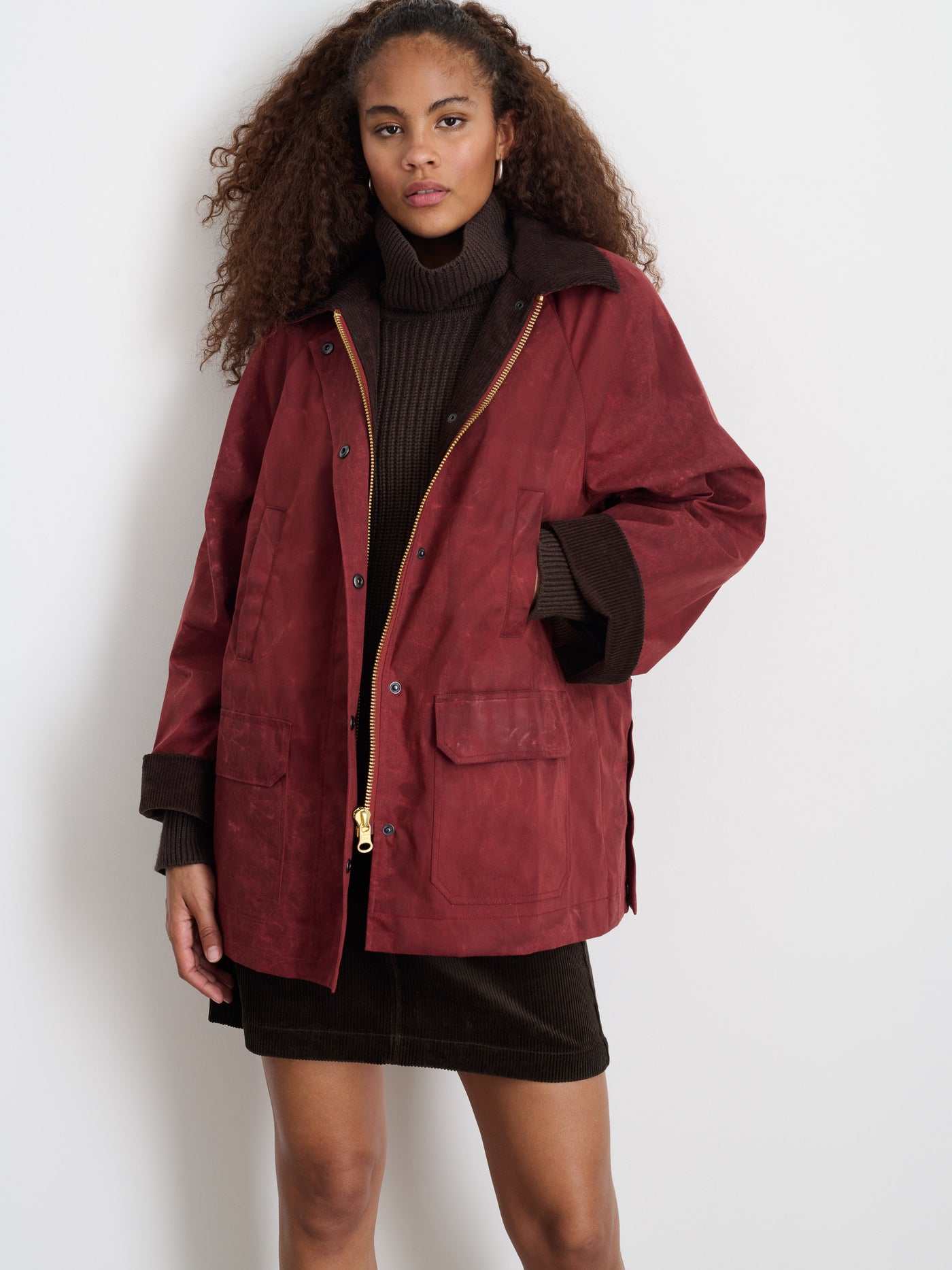 Chiltern Street Jacket In Waxed Cotton