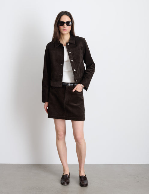 Camden Skirt In Corduroy