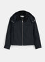 alex mill Kenzie Zip Jacket Black