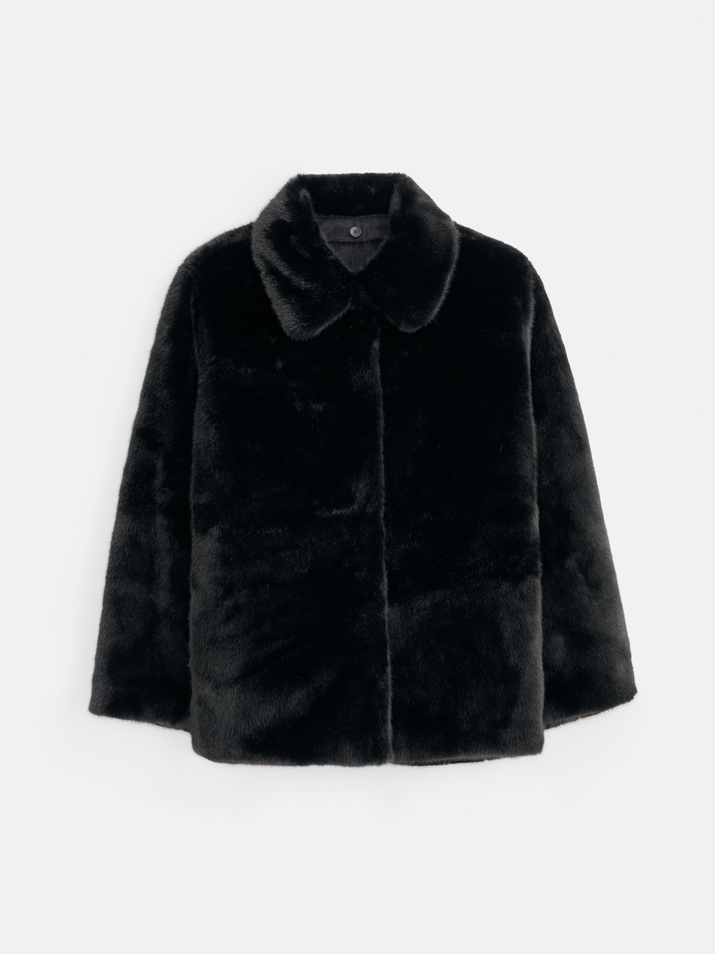 Duane St Jacket In Faux Fur