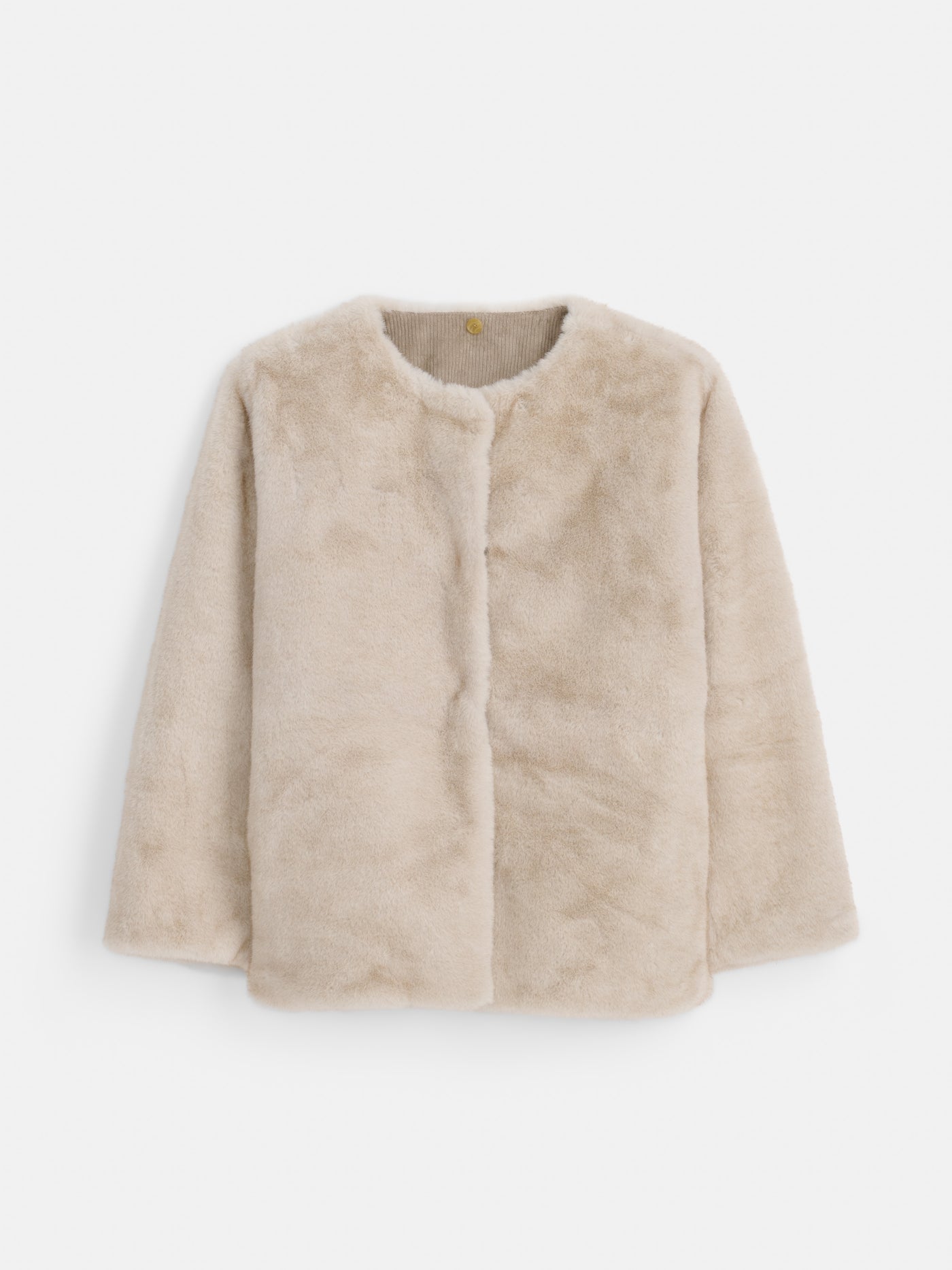 Duane St Jacket in Faux Fur