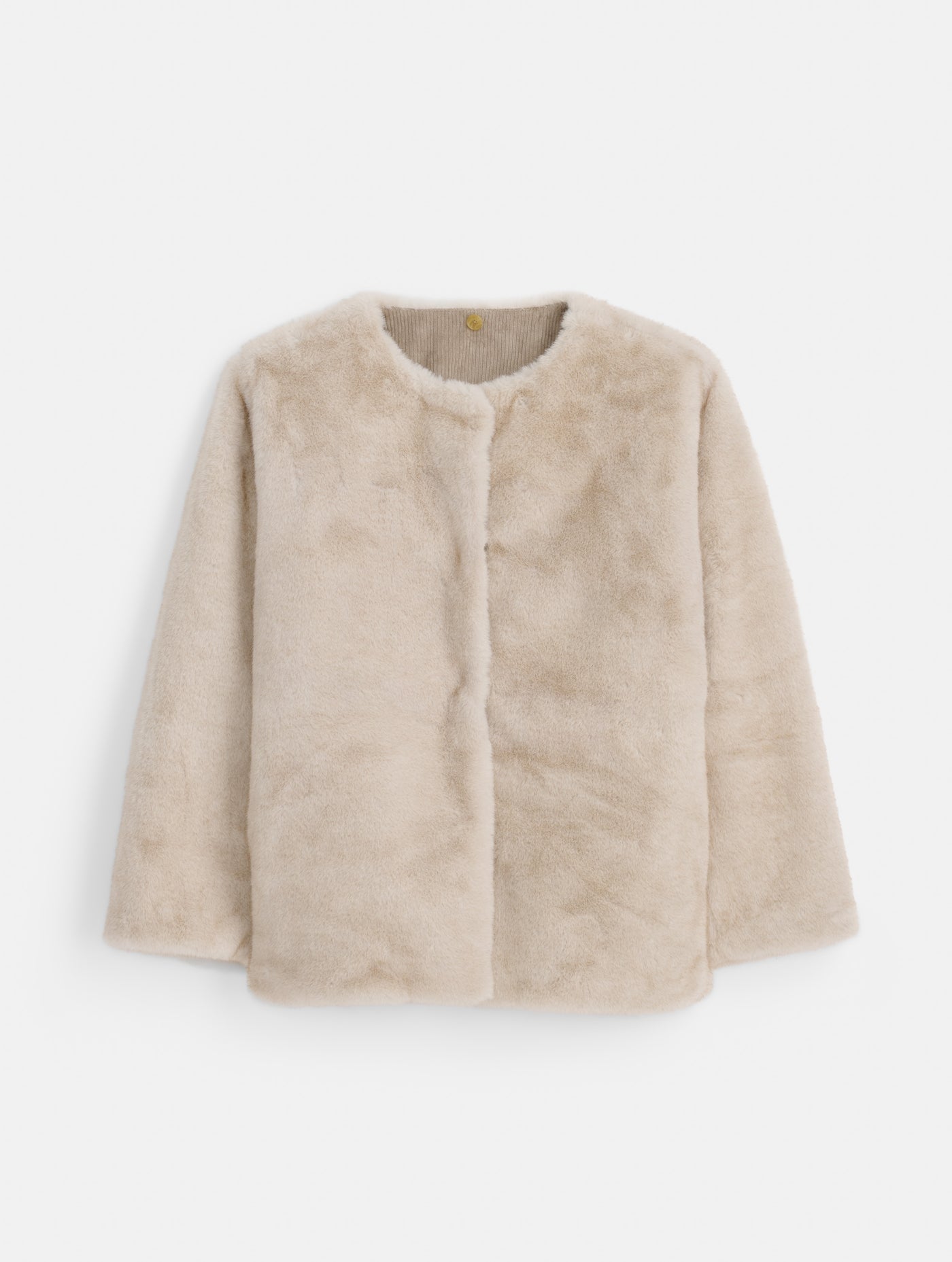Duane St Jacket in Faux Fur