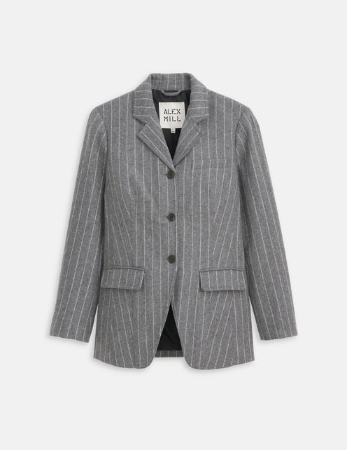Chalkstripe Primrose Blazer In Wool
