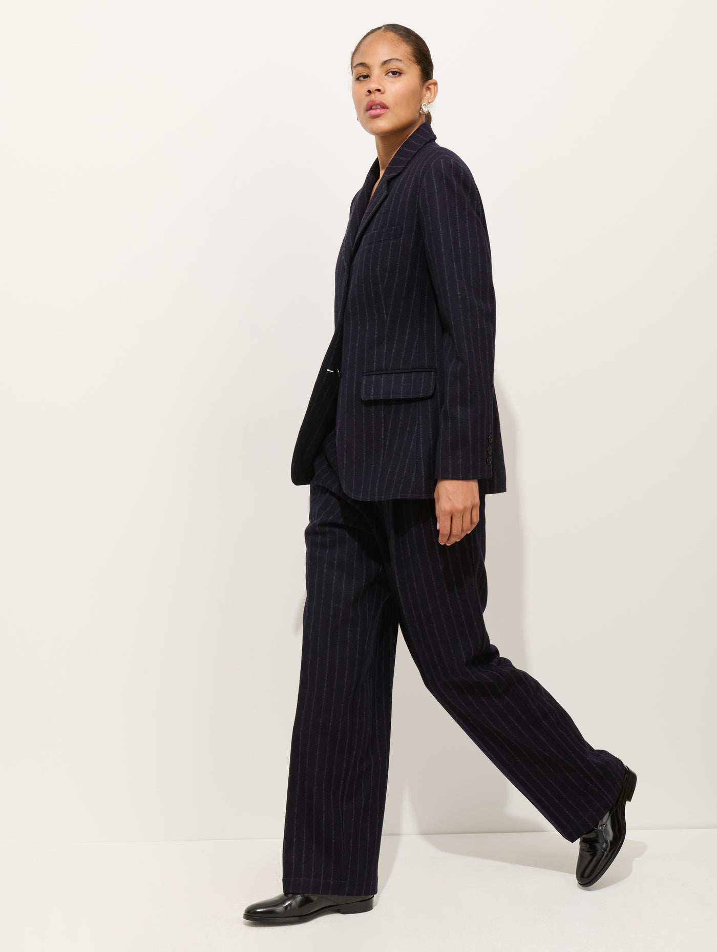 Primrose Pleated Trouser In Wool