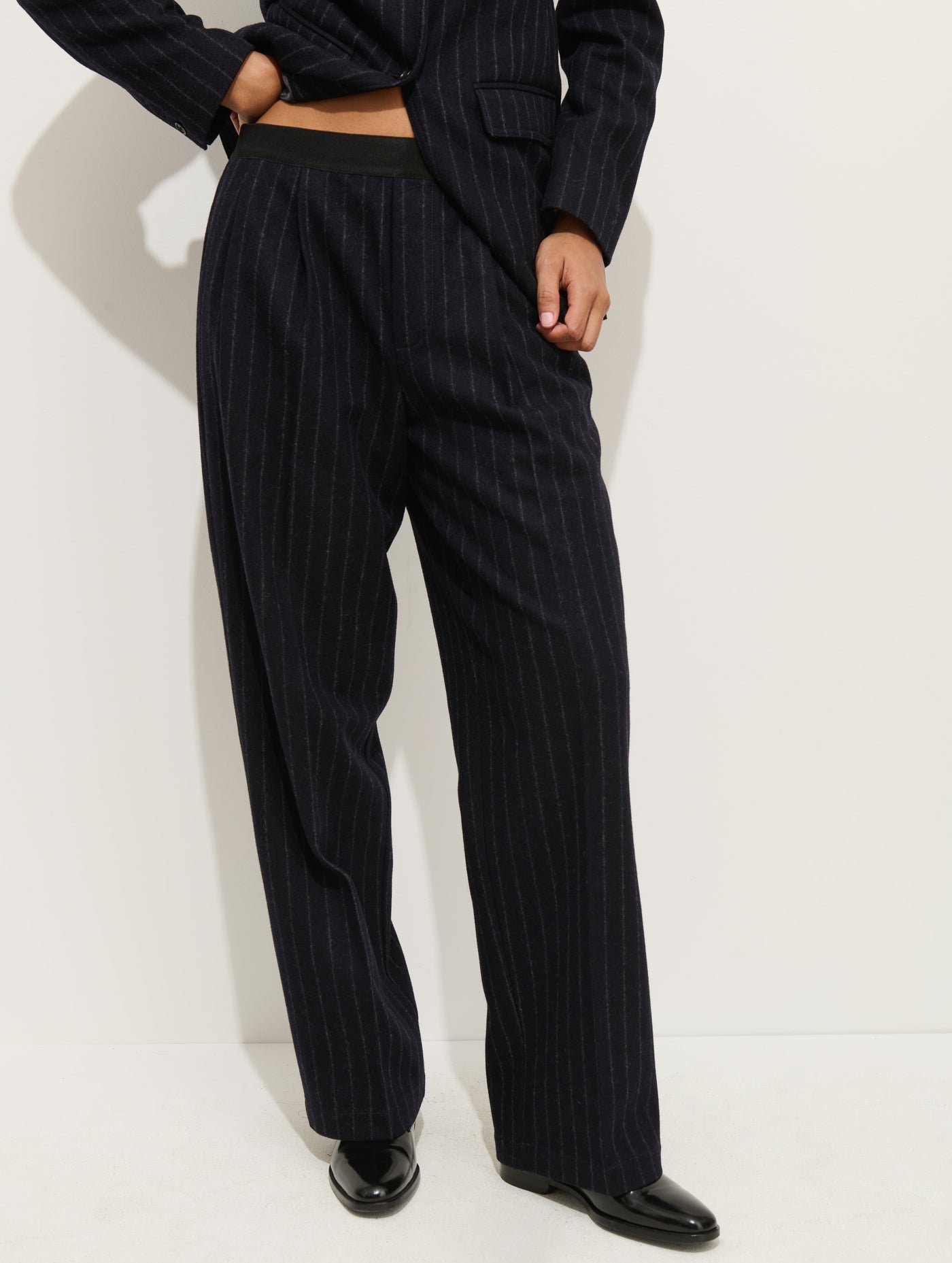 Primrose Pleated Trouser In Wool