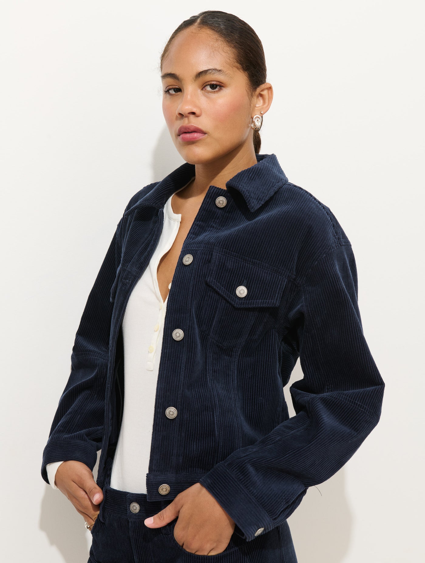 Camden Rider Jacket In Corduroy