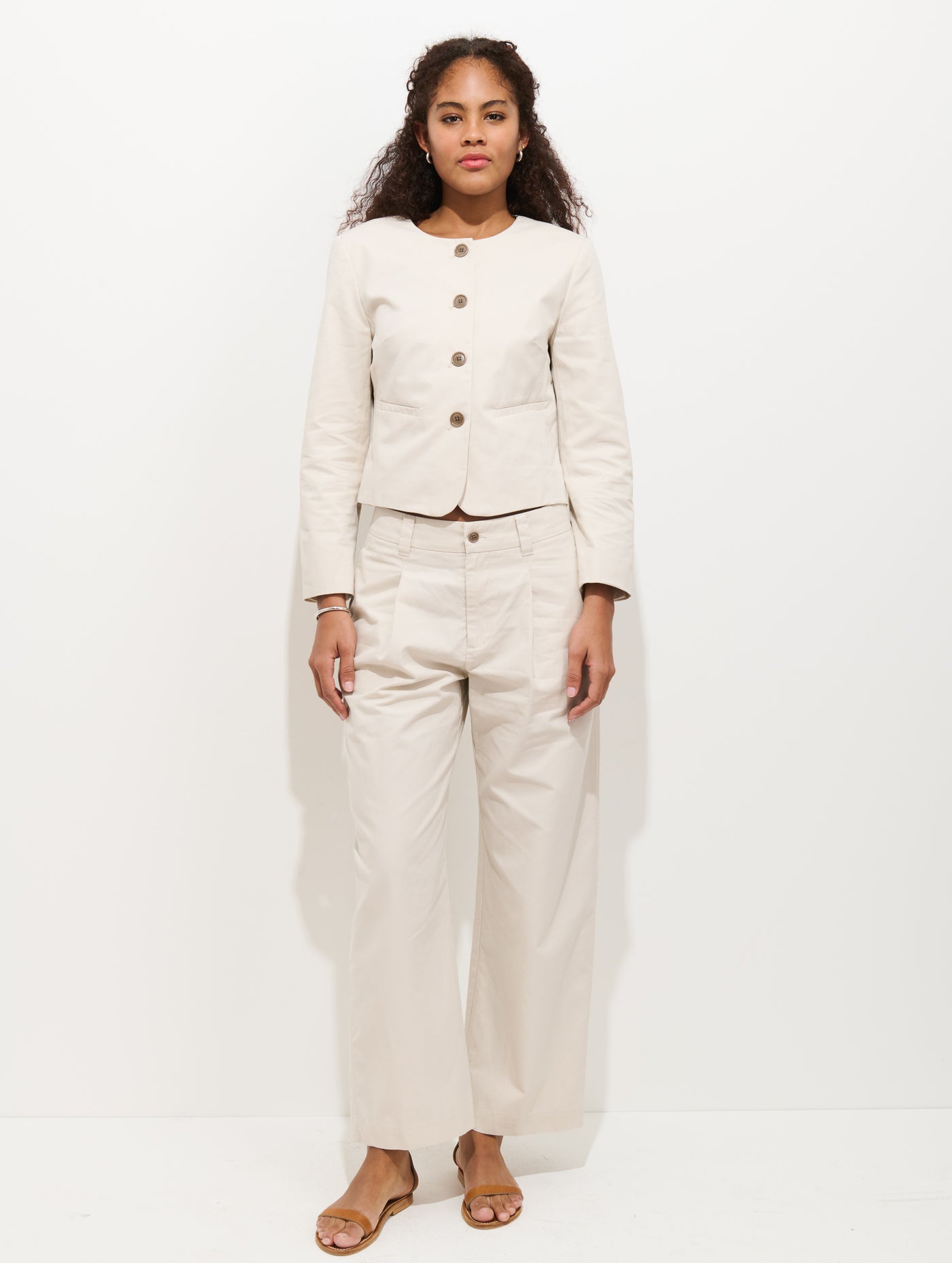 Soho Jacket In Cotton Linen