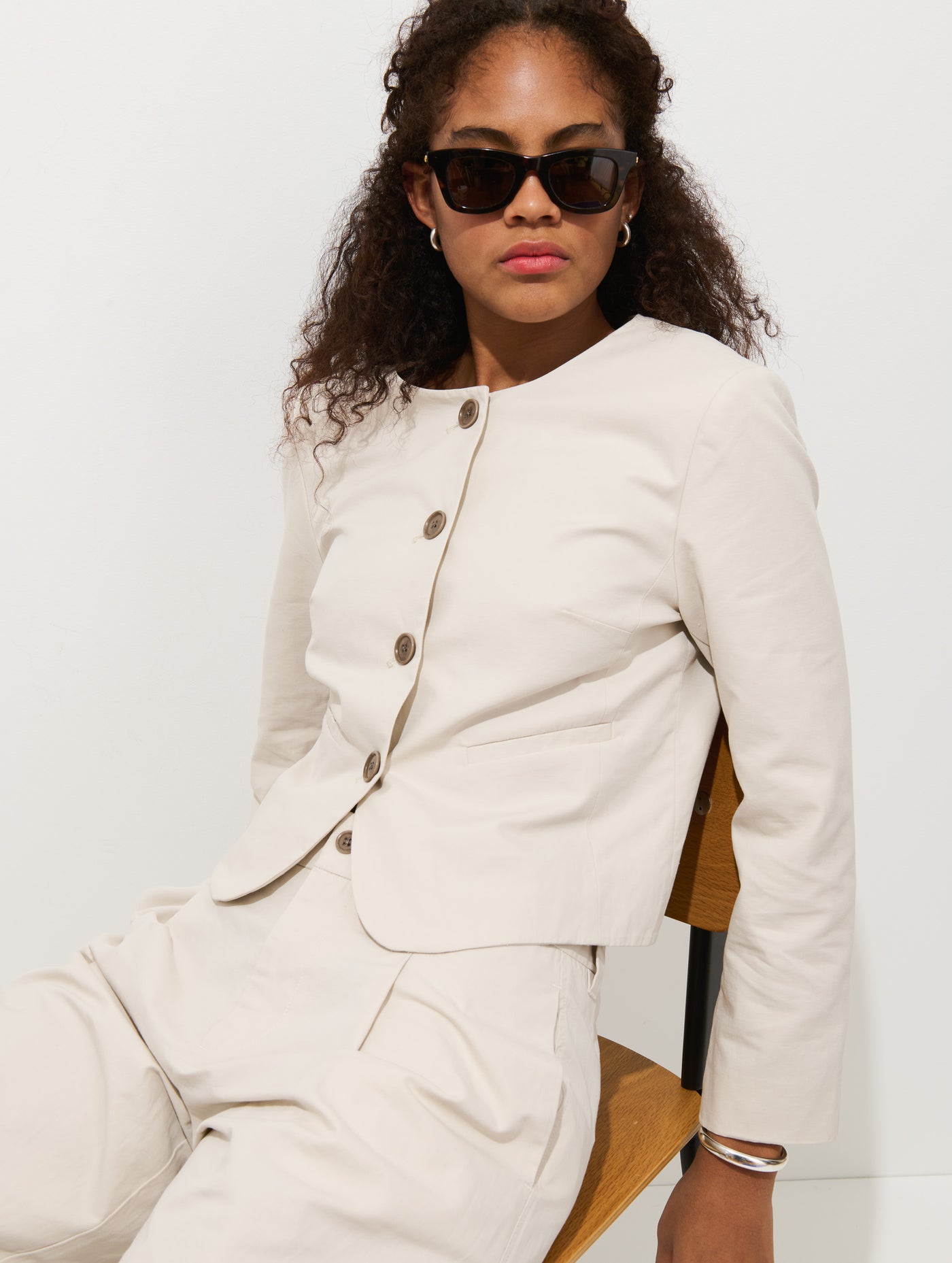 Soho Jacket In Cotton Linen